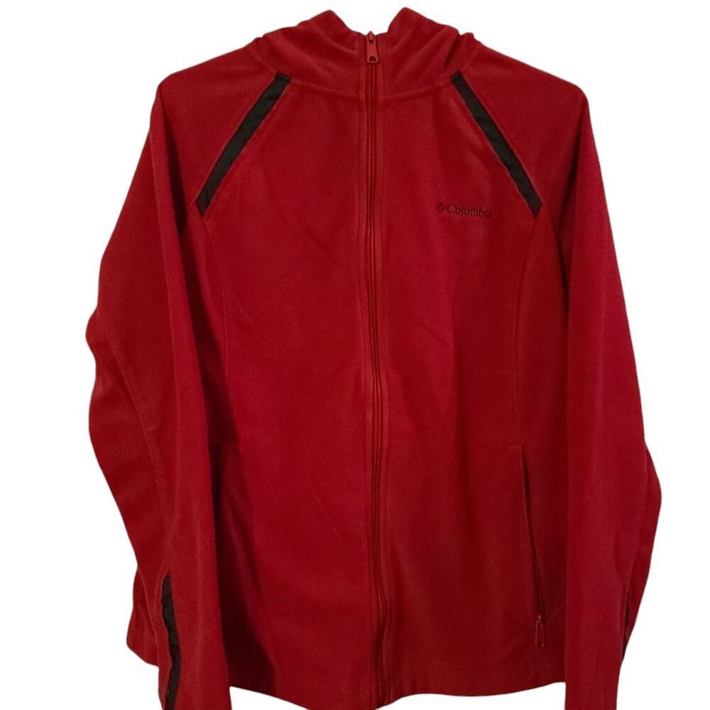 Columbia EUC zip up Hooded Fleece Jacket Lightweight
